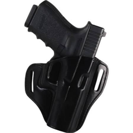 57 Remedy Open Top Leather Holster, Black, Right Hand S&W Shield 