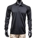 Men's Performance Long Sleeve Polo - Black - FIRST 111503-019